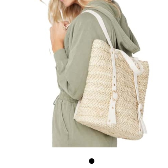 L*Space Summer Days Raffia Backpack Tote – NWT – Luxe Vacation & Resort Style - Picture 1 of 16